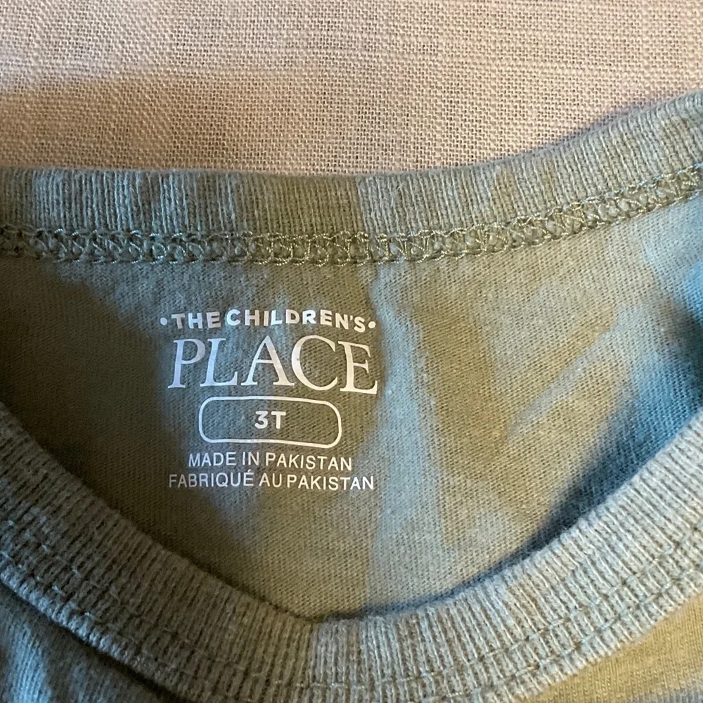 The Children's Place Dino Skate Tee - Olive and Orange